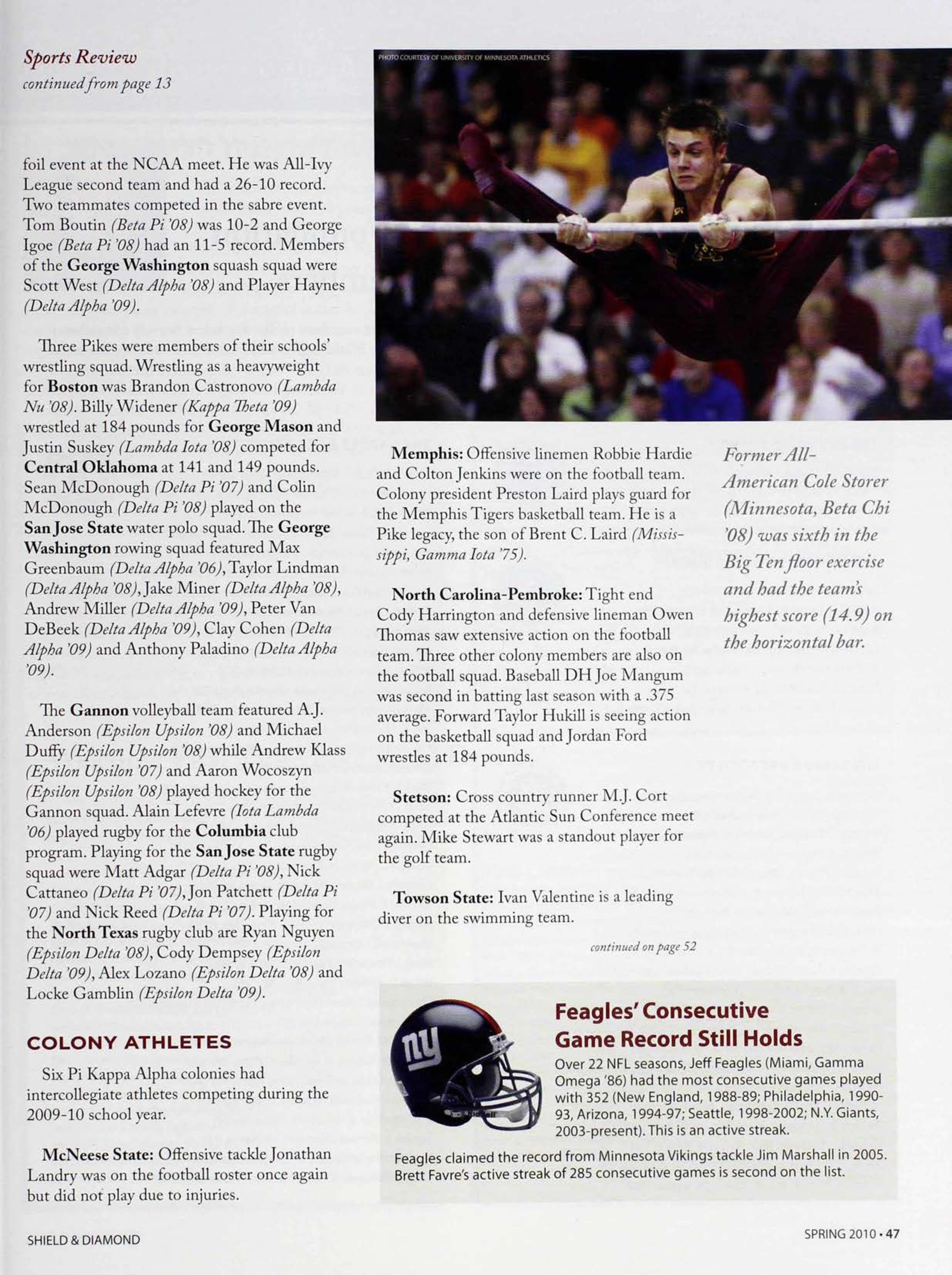 Pike Presents the Annual Sports Review, Continued